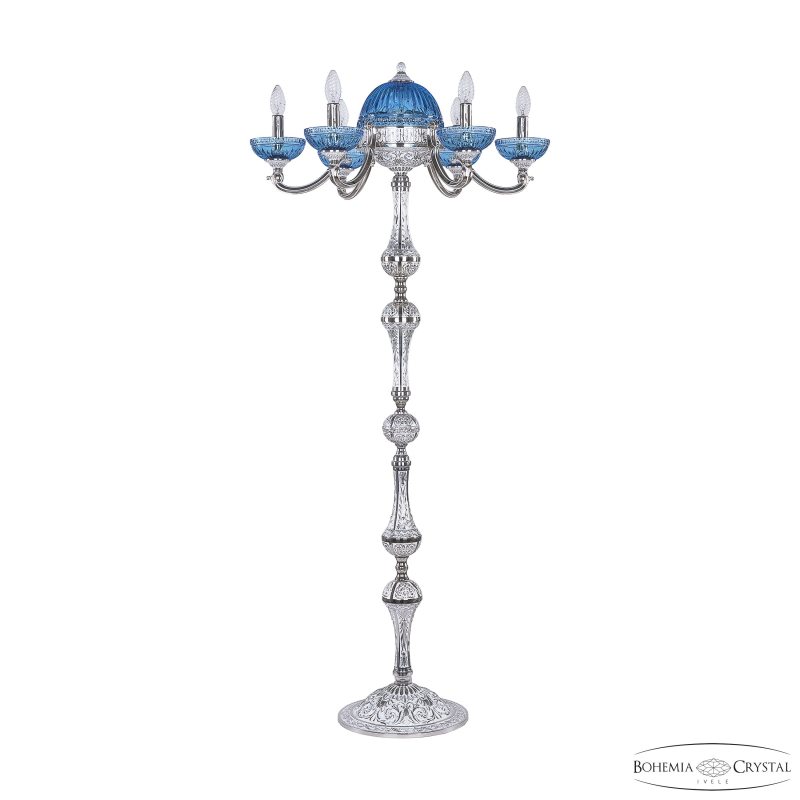 Торшер Bohemia Ivele Crystal Verona 72009TP/6/175 NW P Aquamarine/M-1G