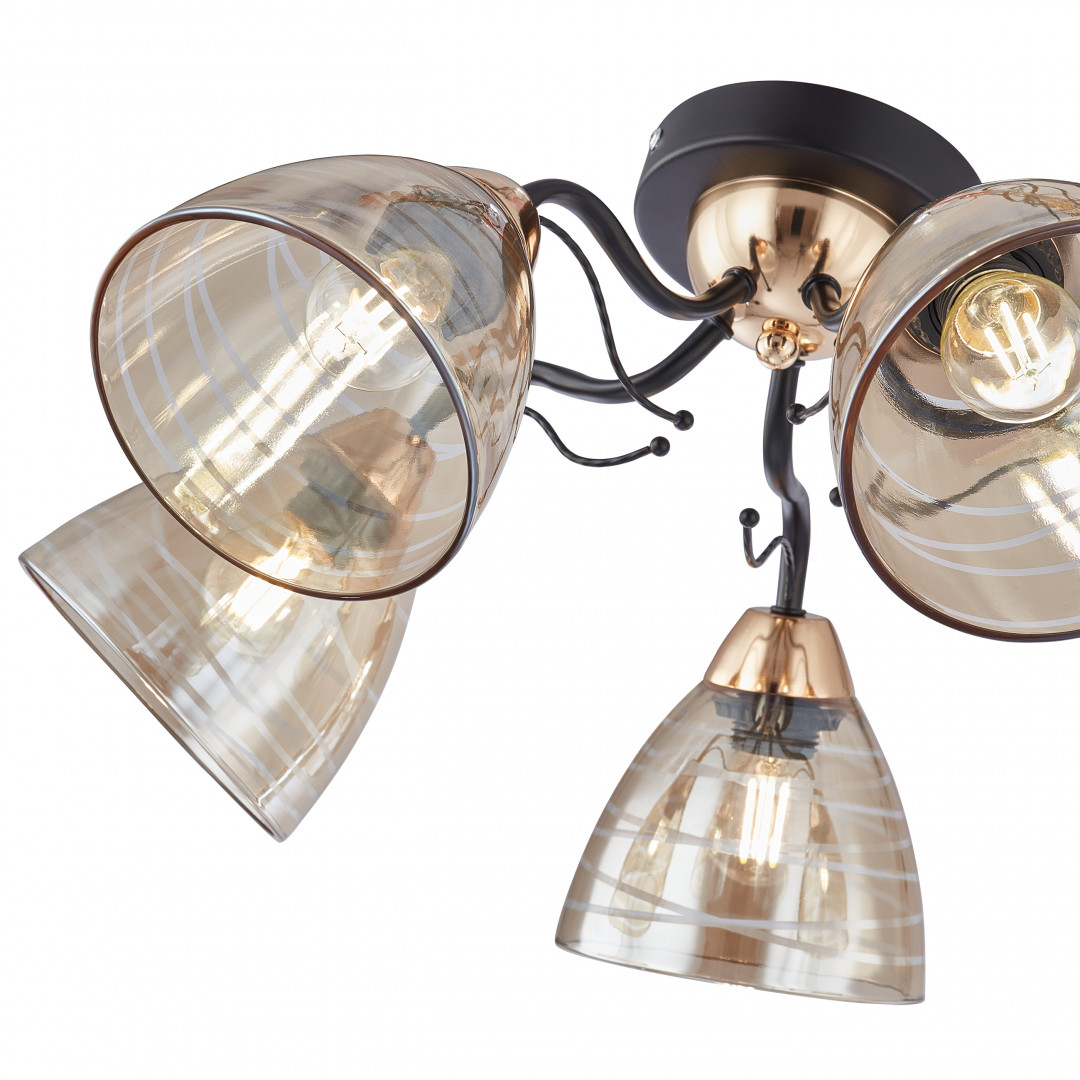 Потолочная люстра Arte Milano Napoli 331234/5 BK+FGD