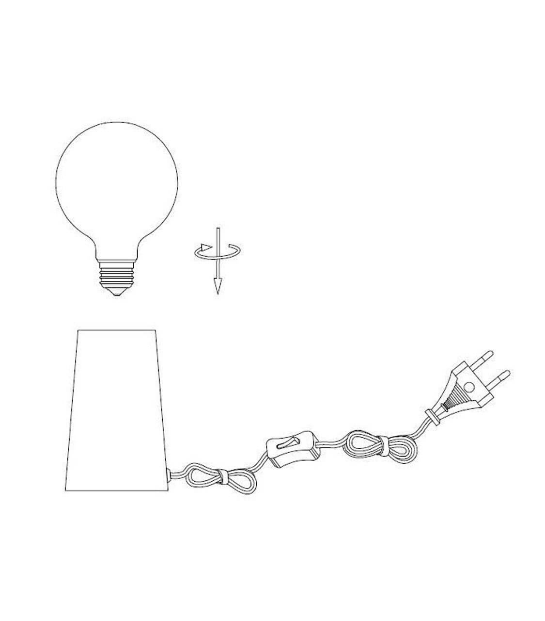 Настольная лампа Lucide Concrete 34517/04/41