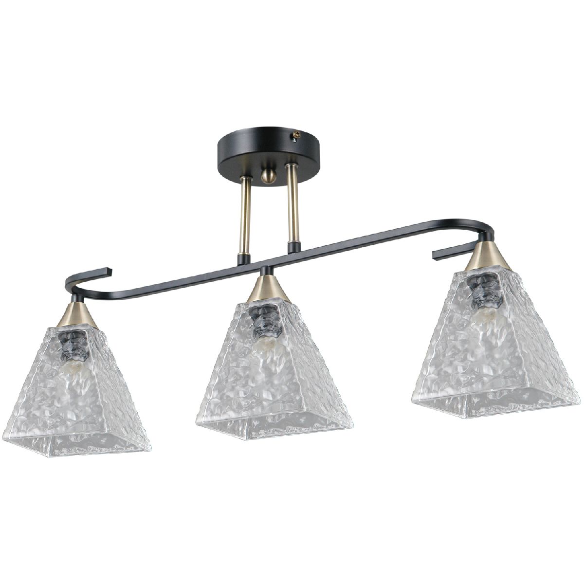 Потолочная люстра Illumico IL0782-3CSQ-25 BK AB AREZZO