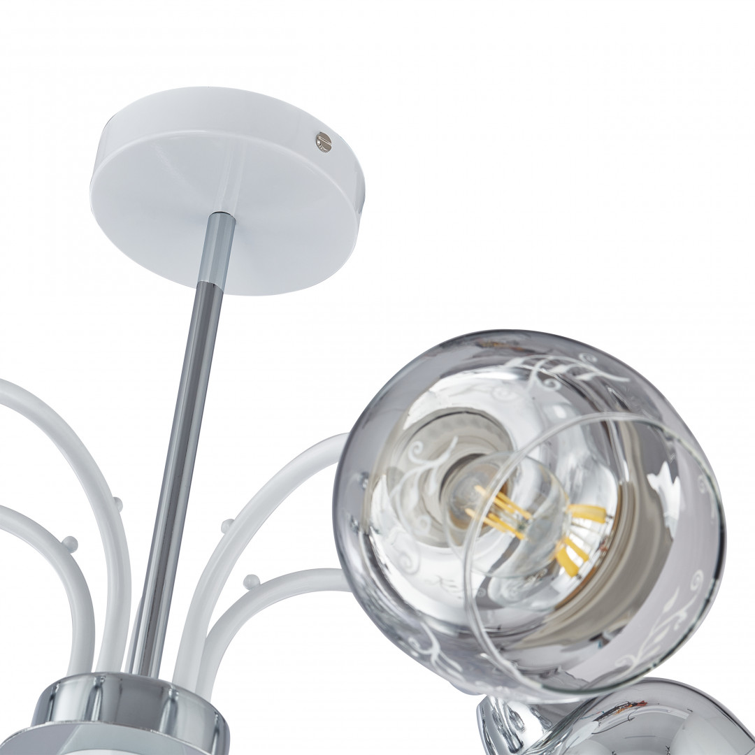 Люстра на штанге Arte Milano Napoli 326008/5A WH+CR