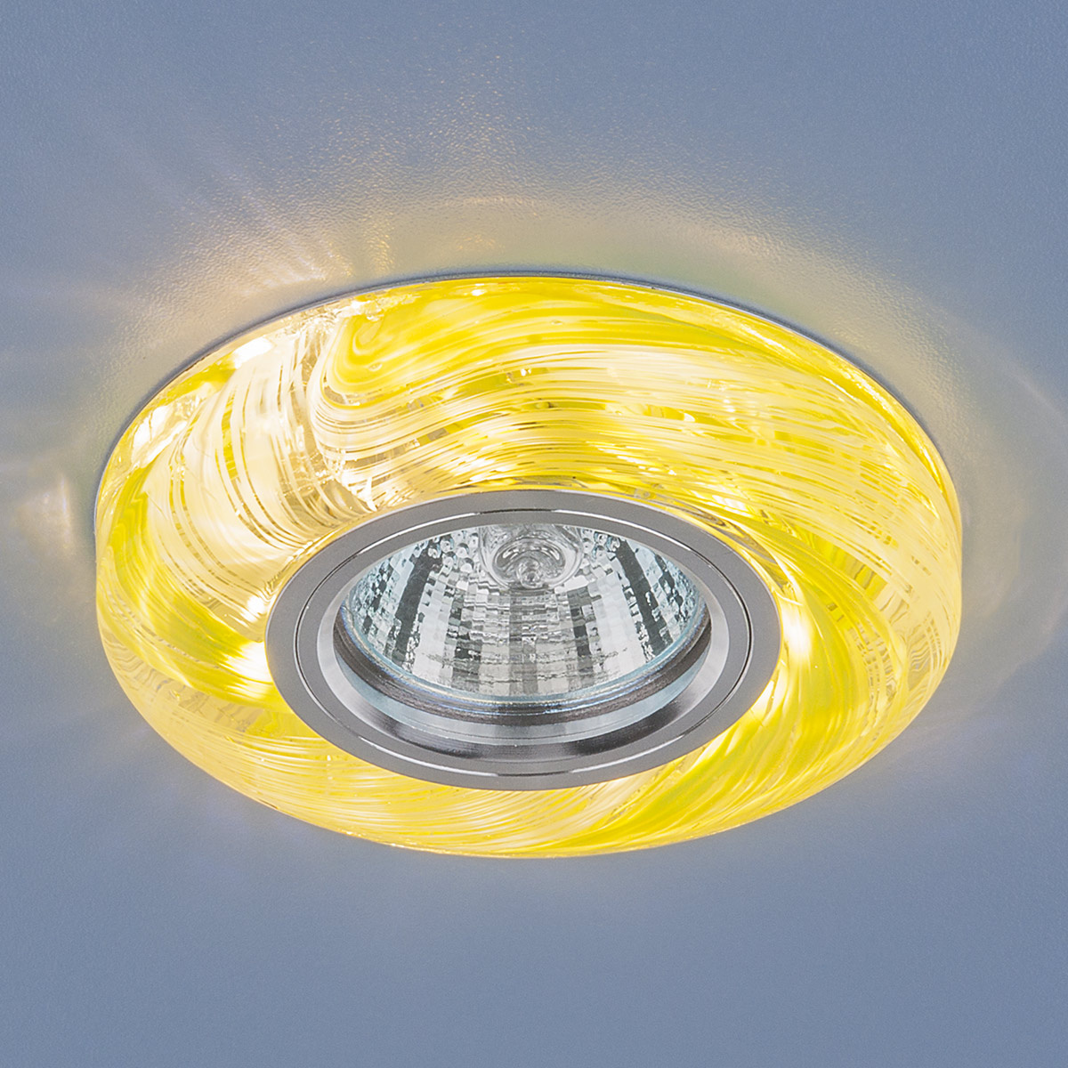 Встраиваемый светильник Elektrostandard 2191 MR16 CL/GR прозрачный/зеленый 4690389096136