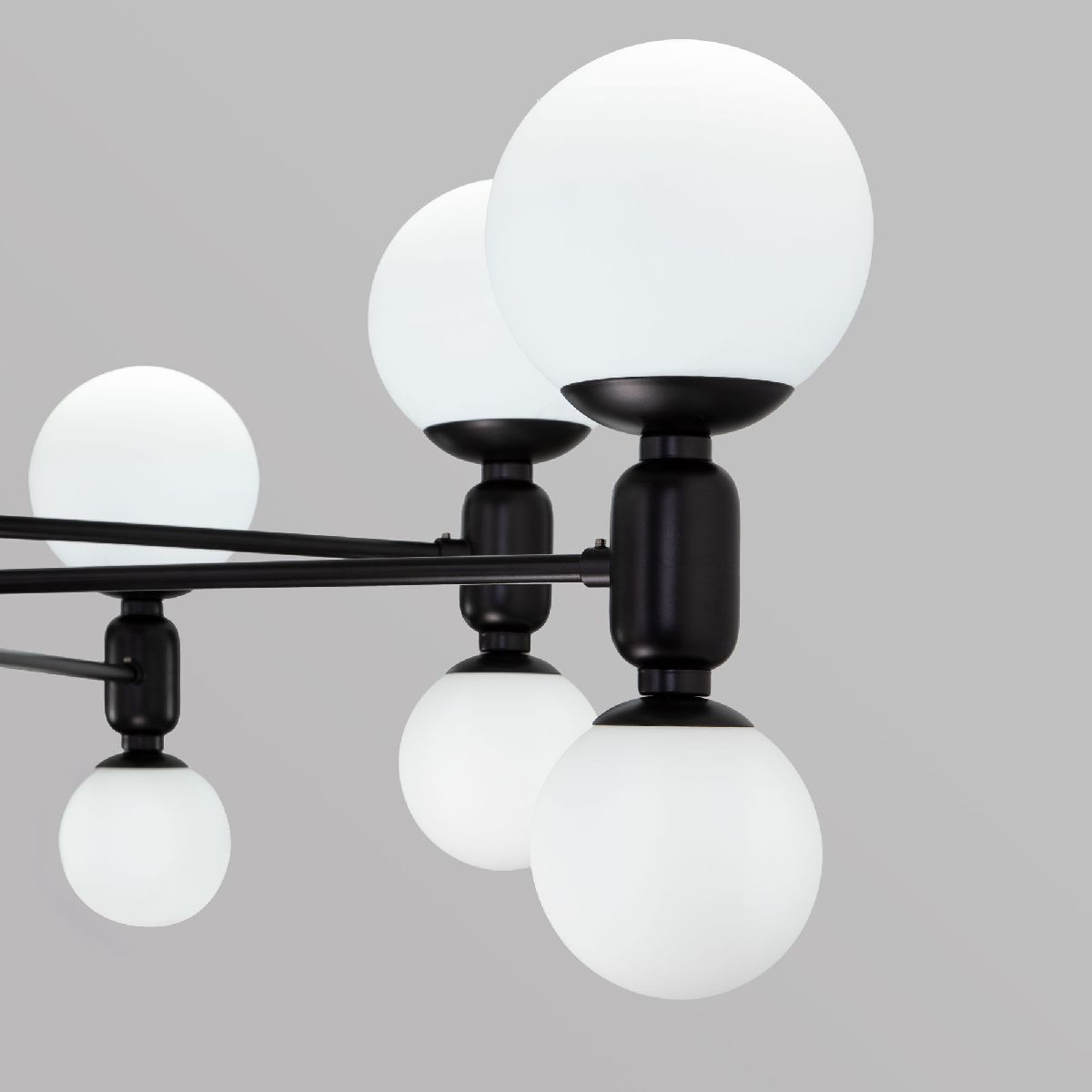 Подвесная люстра Eurosvet Bubble 30182 черный a063215