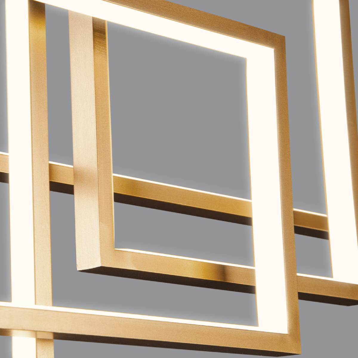 Подвесной светодиодный светильник Eurosvet Direct 90178/5 золото