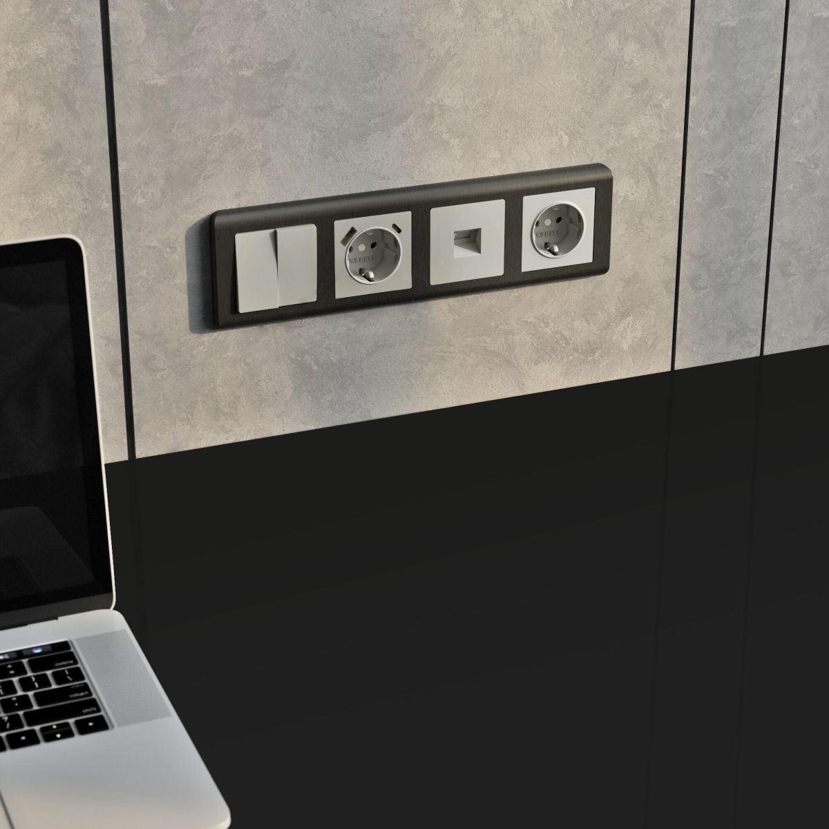 Розетка Ethernet RJ-45 Werkel W1281004 4690389212000 a069467