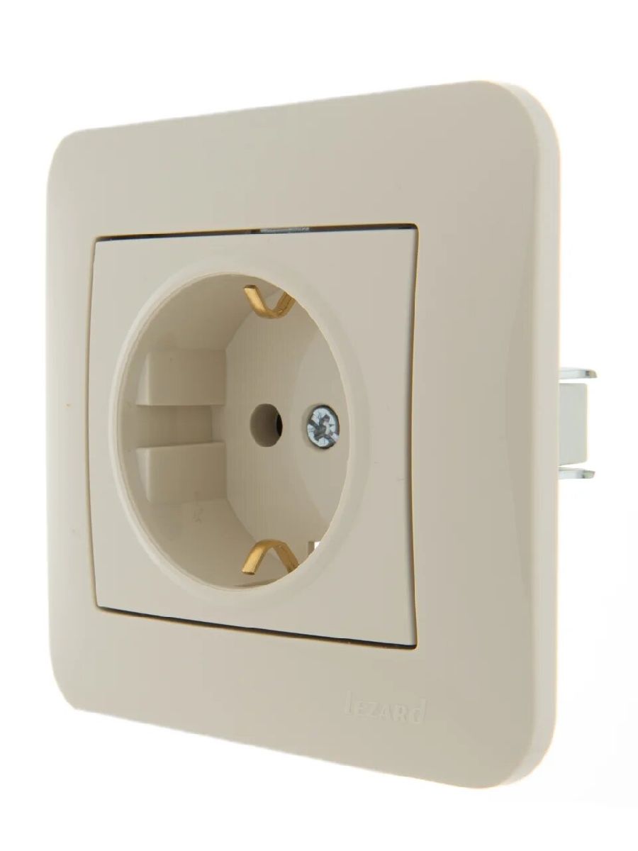 Розетка с/з Lezard Karina 707-0388-122B