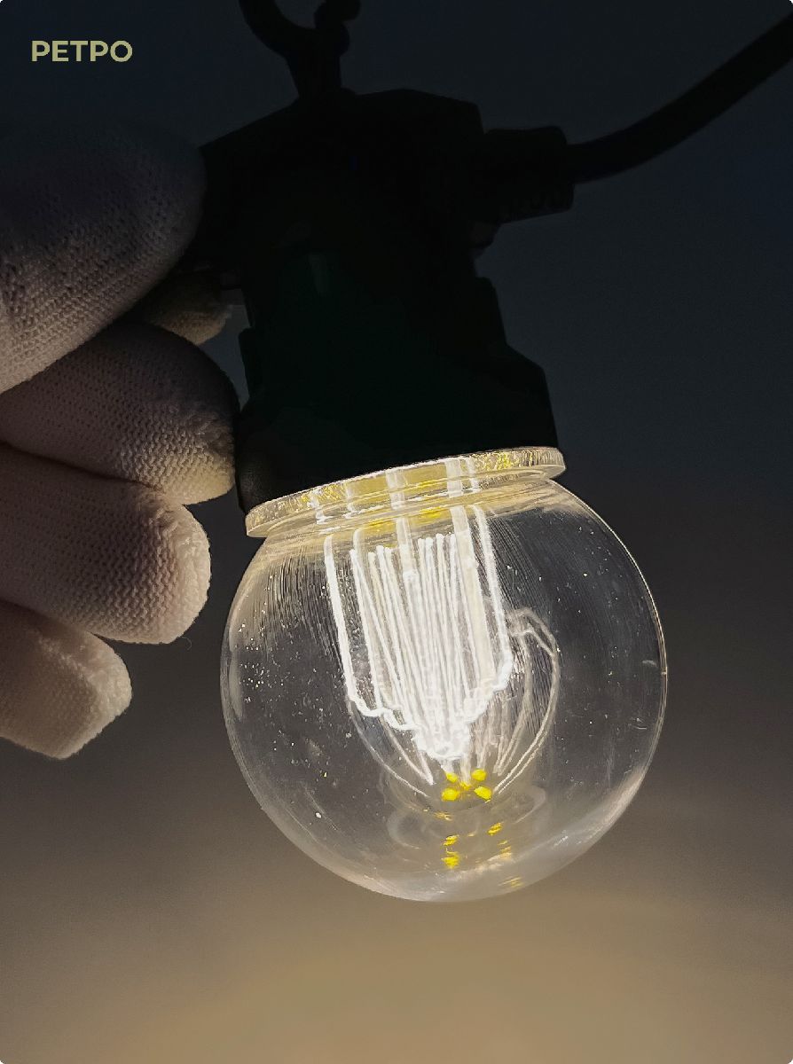 Светодиодная гирлянда Прозрачная колба Laitcom (LTC) BLL10G-11-1W