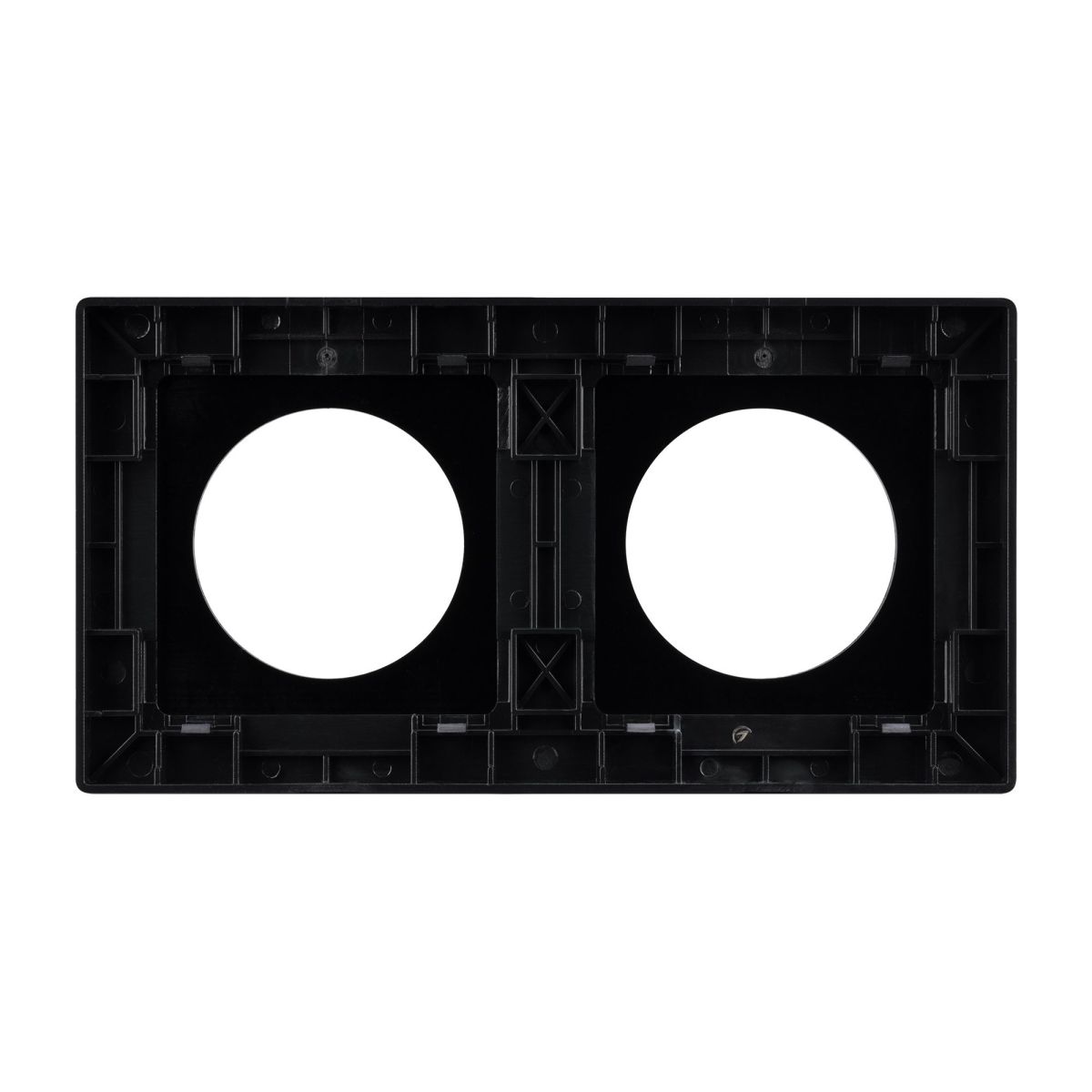 Рамка 2-местная алюминиевая Arlight FRM-PRESTO-ALR-2-BK 043875