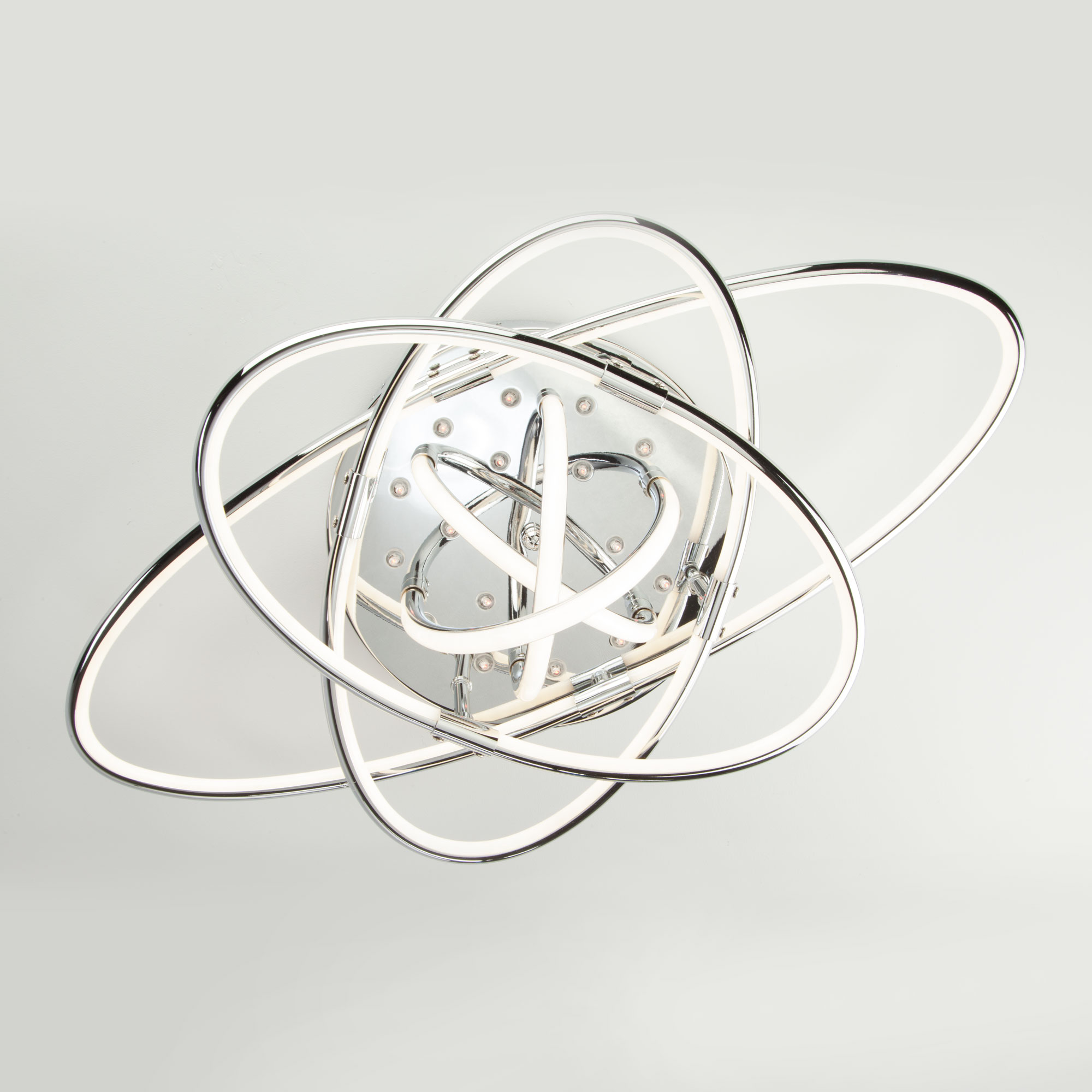 Потолочный светодиодный светильник Eurosvet Jupiter 90132/9 хром