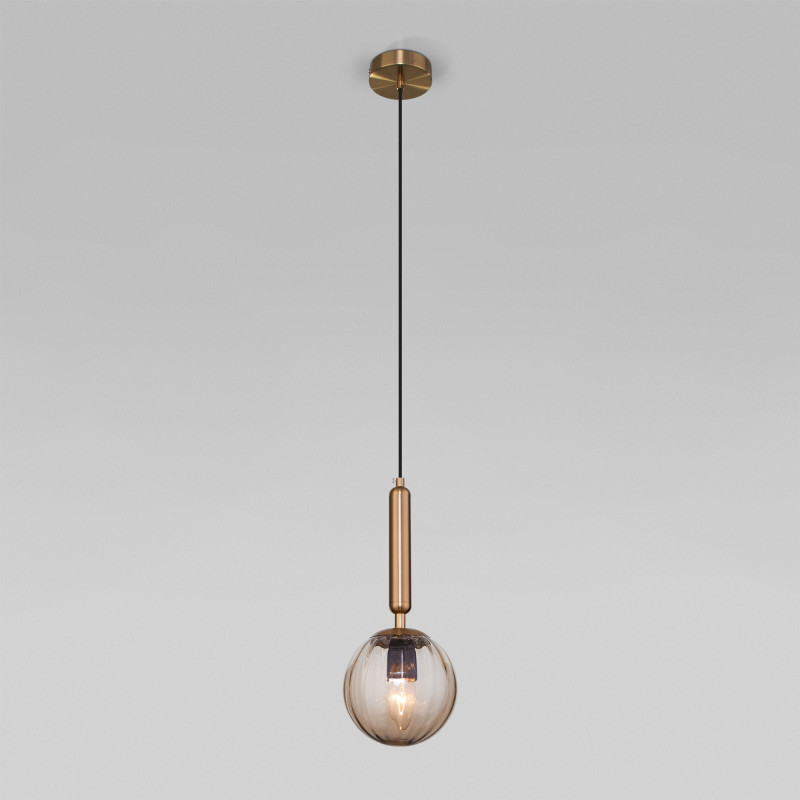 Подвесной светильник Eurosvet Joy 50208/1 янтарный