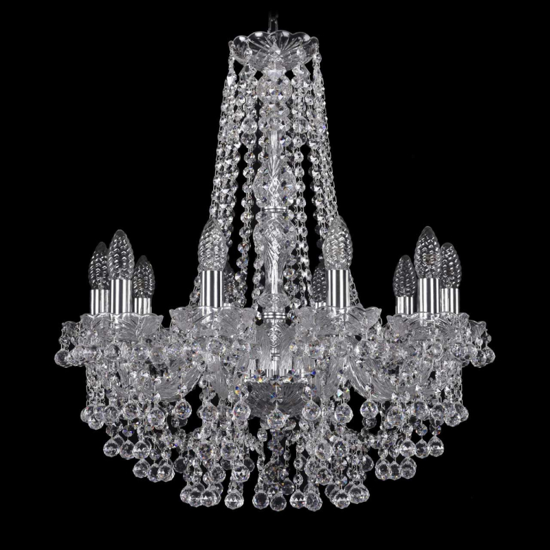 Подвесная люстра Bohemia Ivele 1409/10/195/h-63/Ni