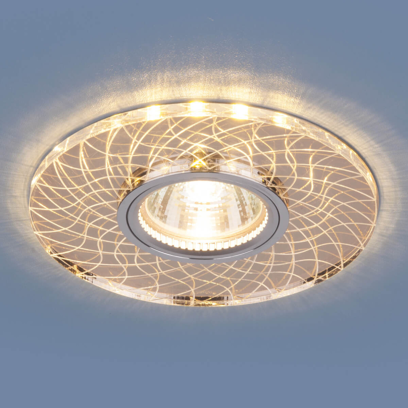 Встраиваемый светильник Elektrostandard 8091 MR16 SL/GD зеркальный/золотой 4690389102899