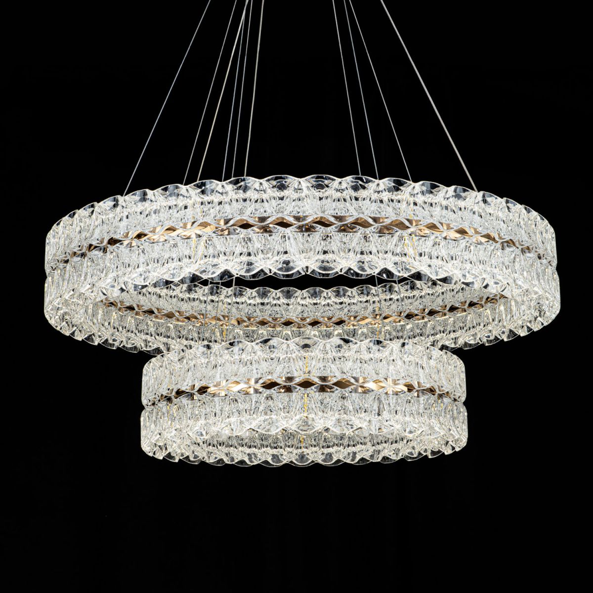 Подвесная люстра с пультом управления Modelux ML.8185.800.500 GD