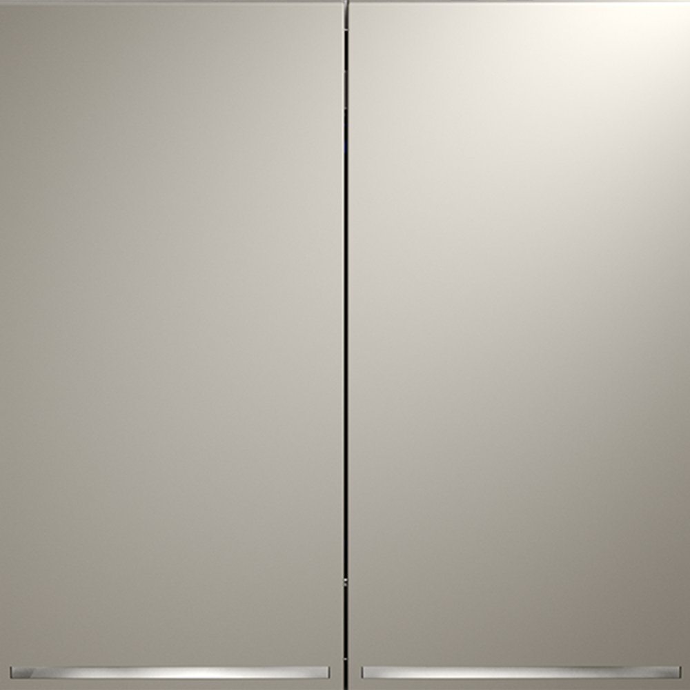 Проходной переключатель двухклавишный с подсветкой Voltum S70 VLS020403 (кашемир)