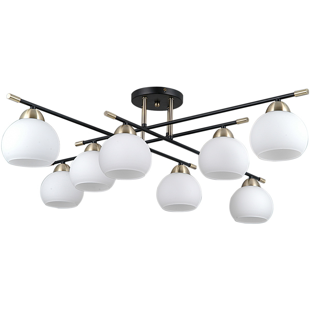 Люстра на штанге Illumico IL0446-8CSQ-79 BK