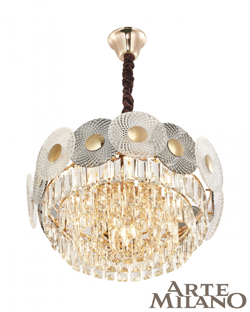 Подвесная люстра Arte Milano 1508B.D550.H250.E14.9 G