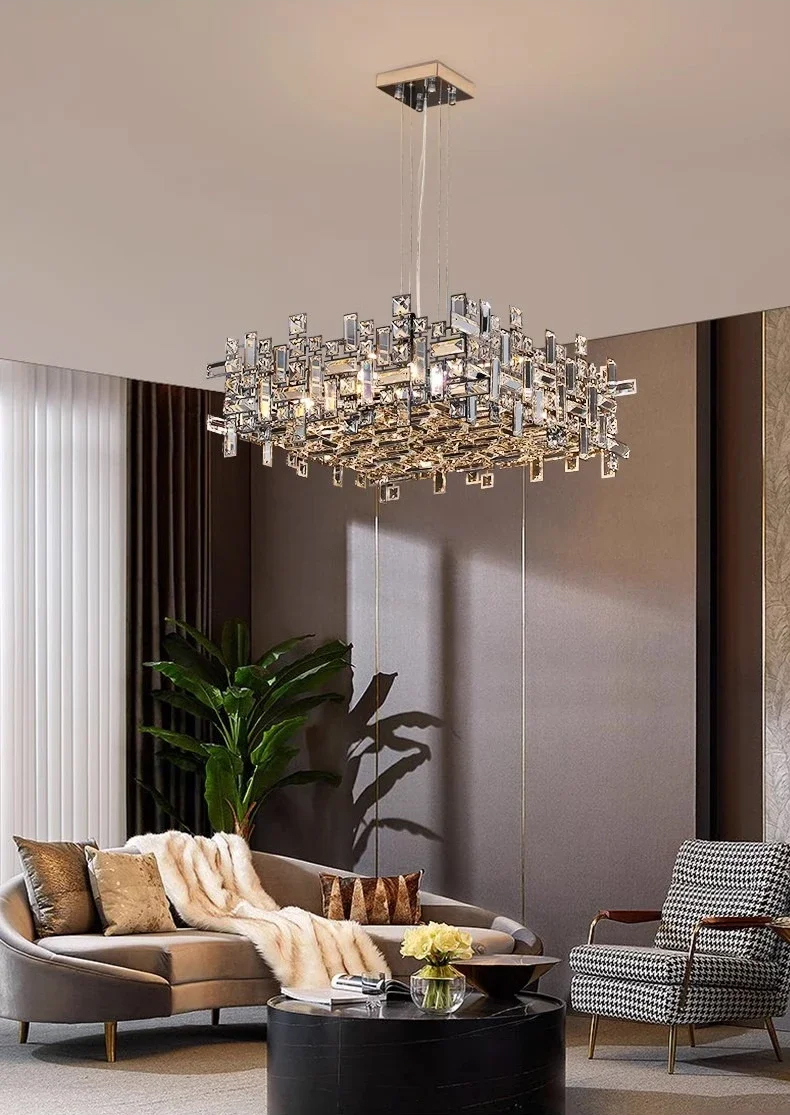 Подвесная люстра Delight Collection P7838-W60 chrome