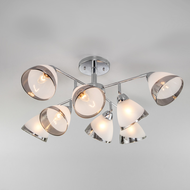 Люстра на штанге Eurosvet Paola 30126/8 хром