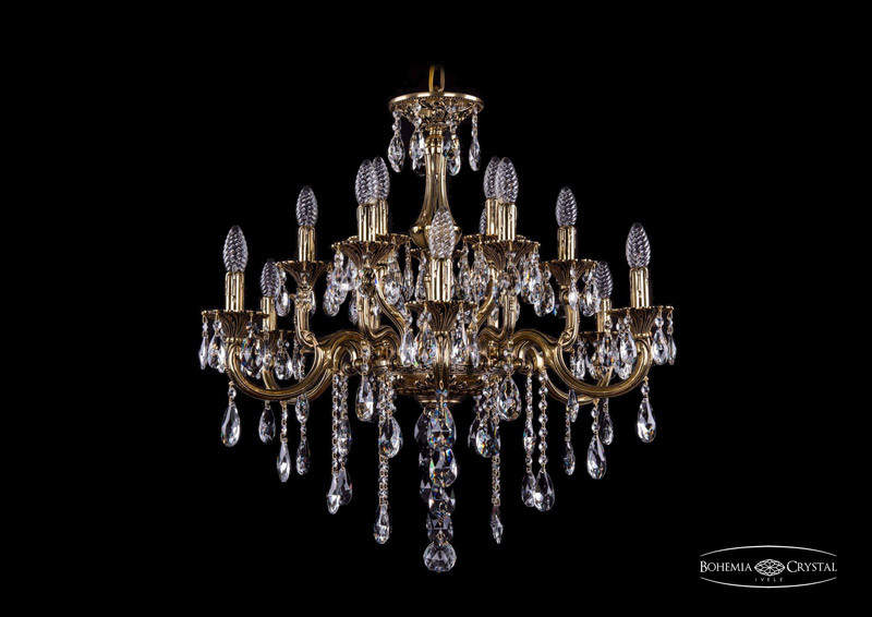 Подвесная люстра Bohemia Ivele Crystal 1716/6+6+3/250/B/GB