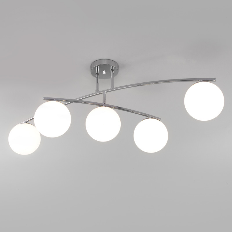 Люстра на штанге Eurosvet 30170/5 хром