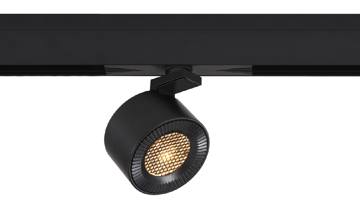 Трековый магнитный светильник iLedex Vision SMART 4822-010-D82-12W-38DG-BK (WALL WASHER)