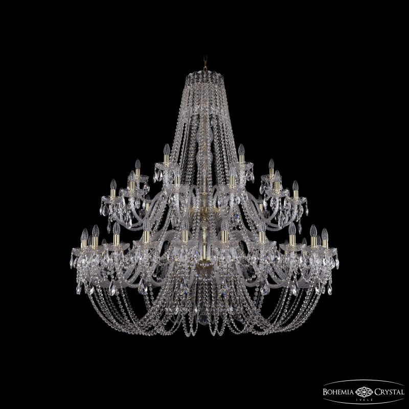 Подвесная люстра Bohemia Ivele Crystal 1406/24+12+6/530/2d G
