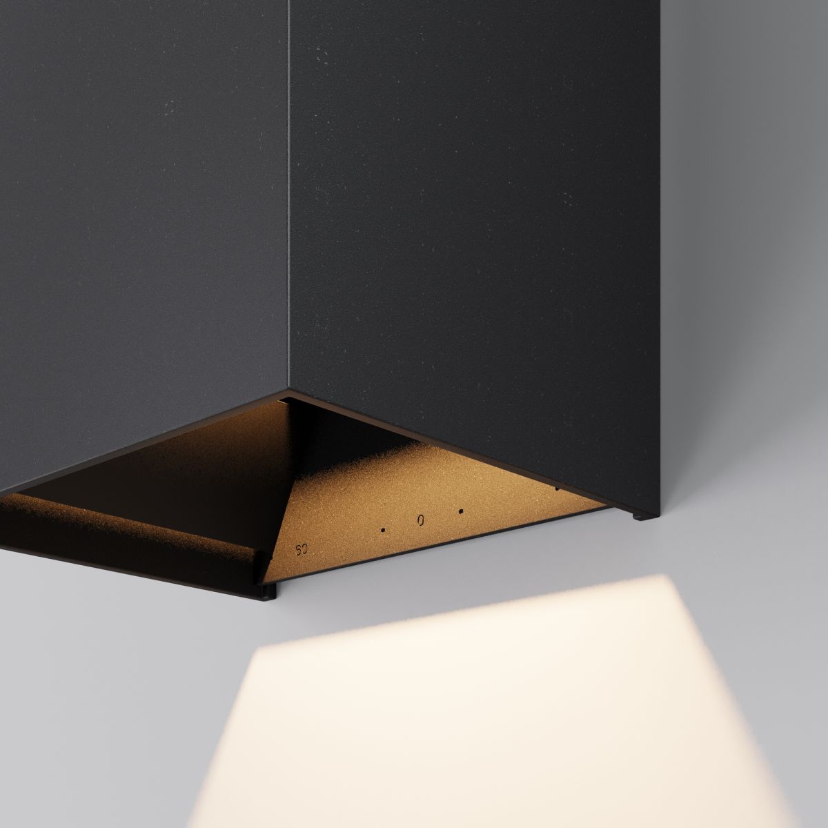 Уличный настенный светильник Maytoni Drape O525WL-L20B3K