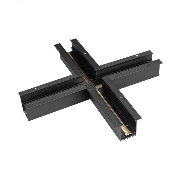 Коннектор Х-образный Arlight MAG-TRACK BLACK 026923