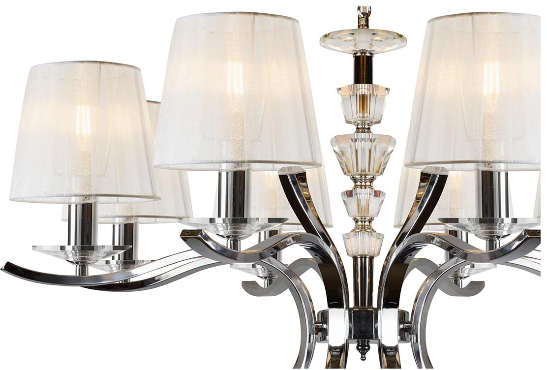 Подвесная люстра iLamp Omega RM5231/8CR