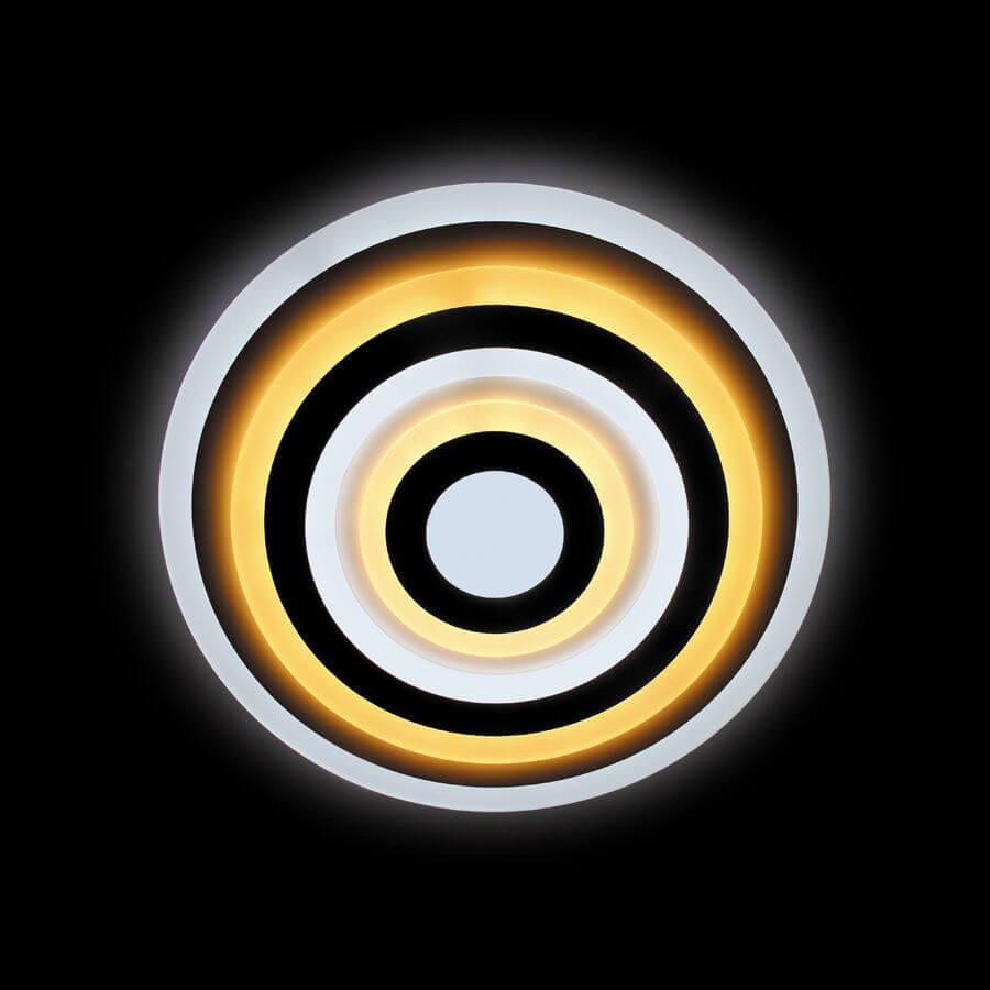 Потолочный светодиодный светильник Ambrella Light Orbital Acrylic FA90 WH 140W D500