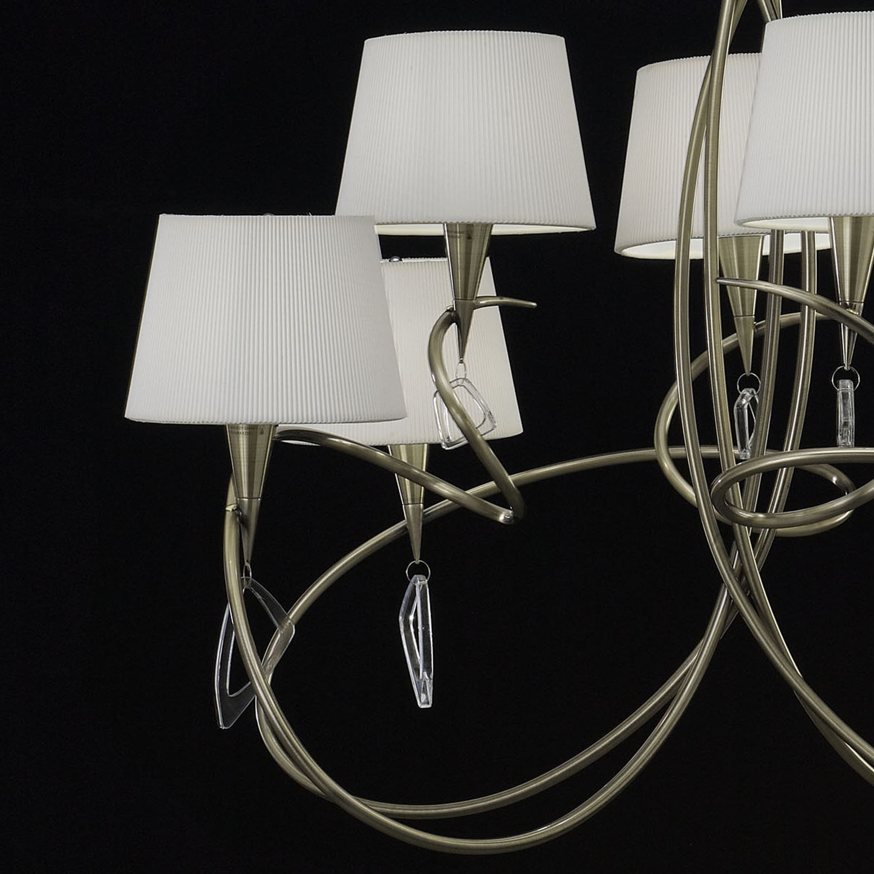 Подвесная люстра Mantra Mara Antique Brass 1634