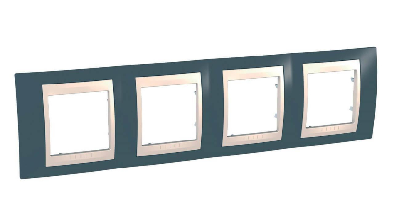 Рамка 4-постовая Schneider Electric Unica Хамелеон MGU6.008.577