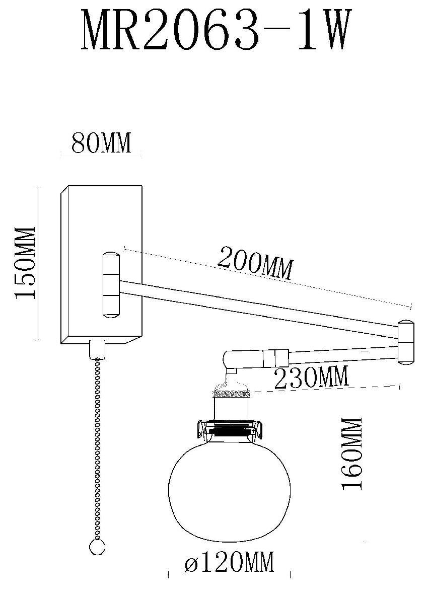Спот MyFar Natalie MR2063-1W