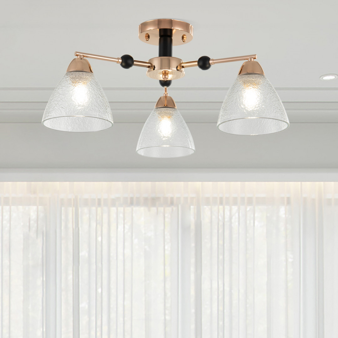 Люстра на штанге Arte Milano Napoli 324119/3 FG+BK