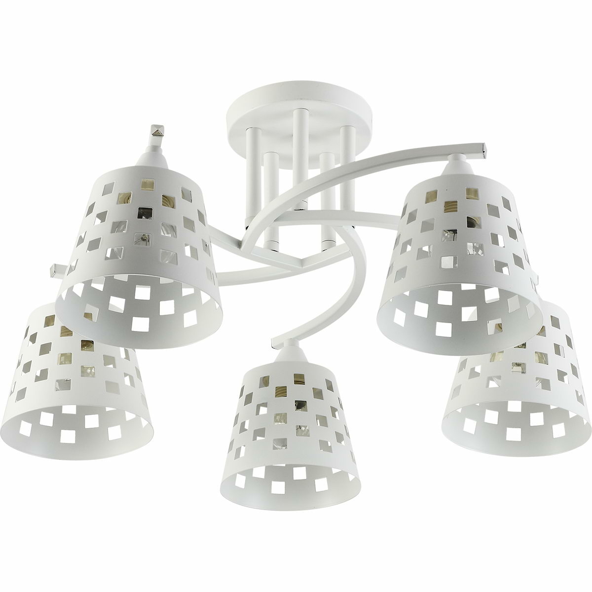 Люстра на штанге Reluce 01384-0.3-05 WH+CR