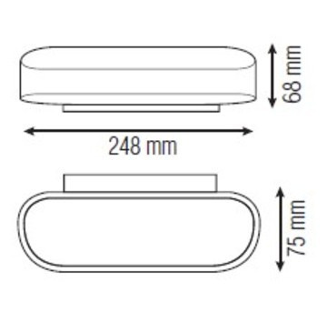 Настенный светодиодный светильник Horoz Belen-6 белый 029-003-0006