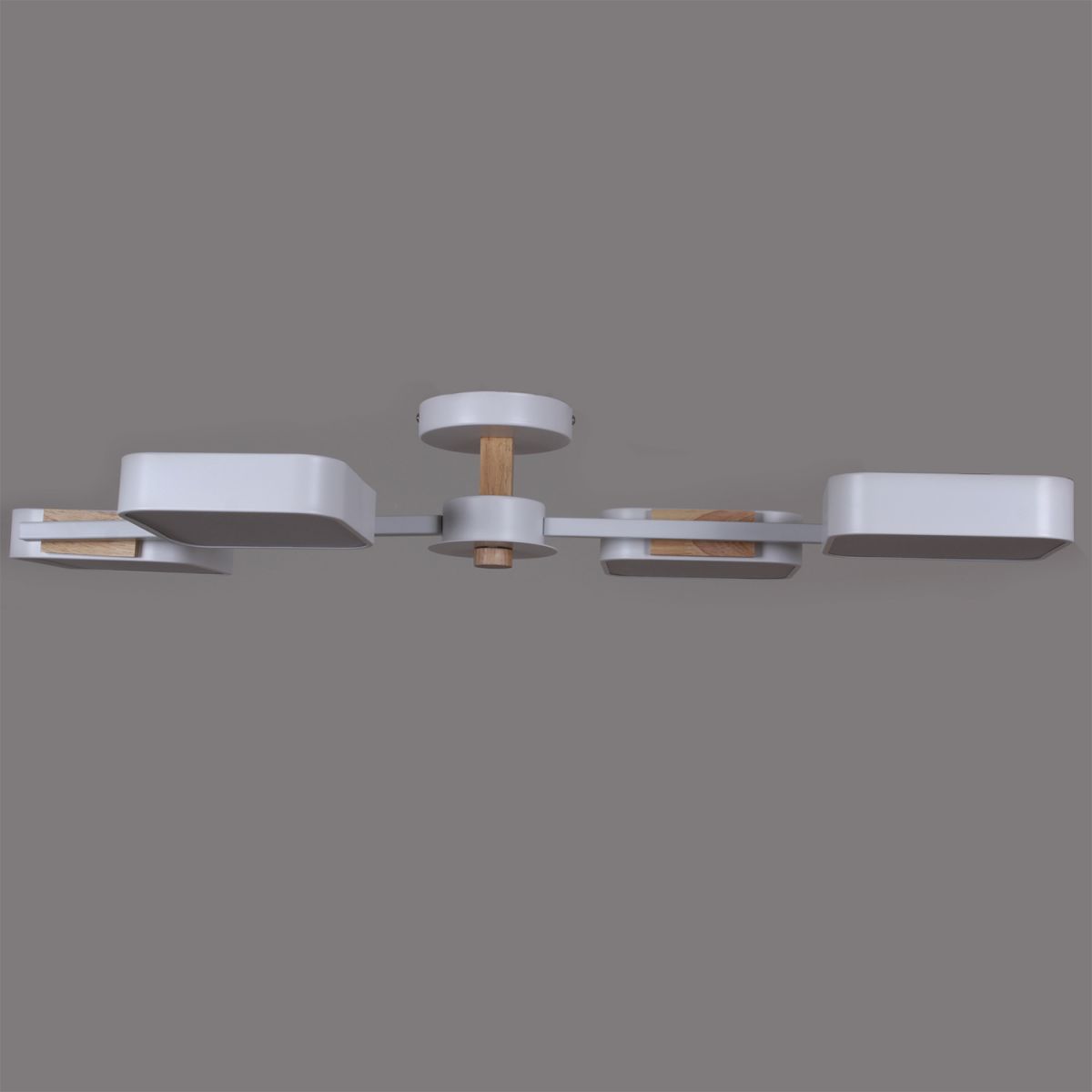 Люстра на штанге Reluce 03361-0.3-04 WH+WOOD