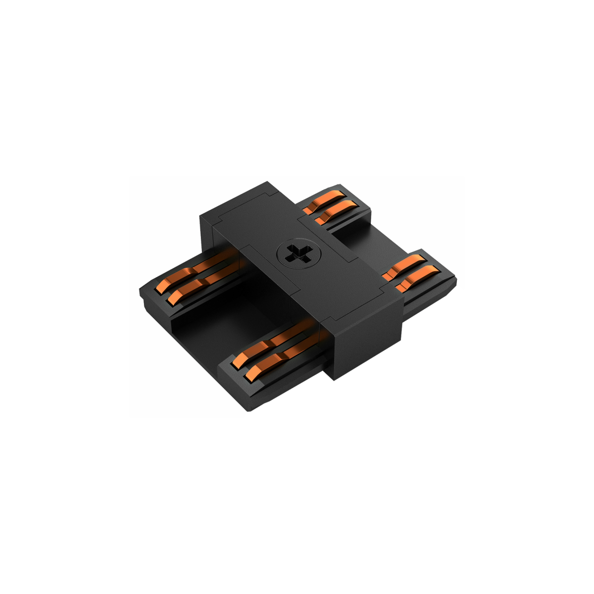 Прямой соединитель Luminotti Easyslim L.400.2.BK