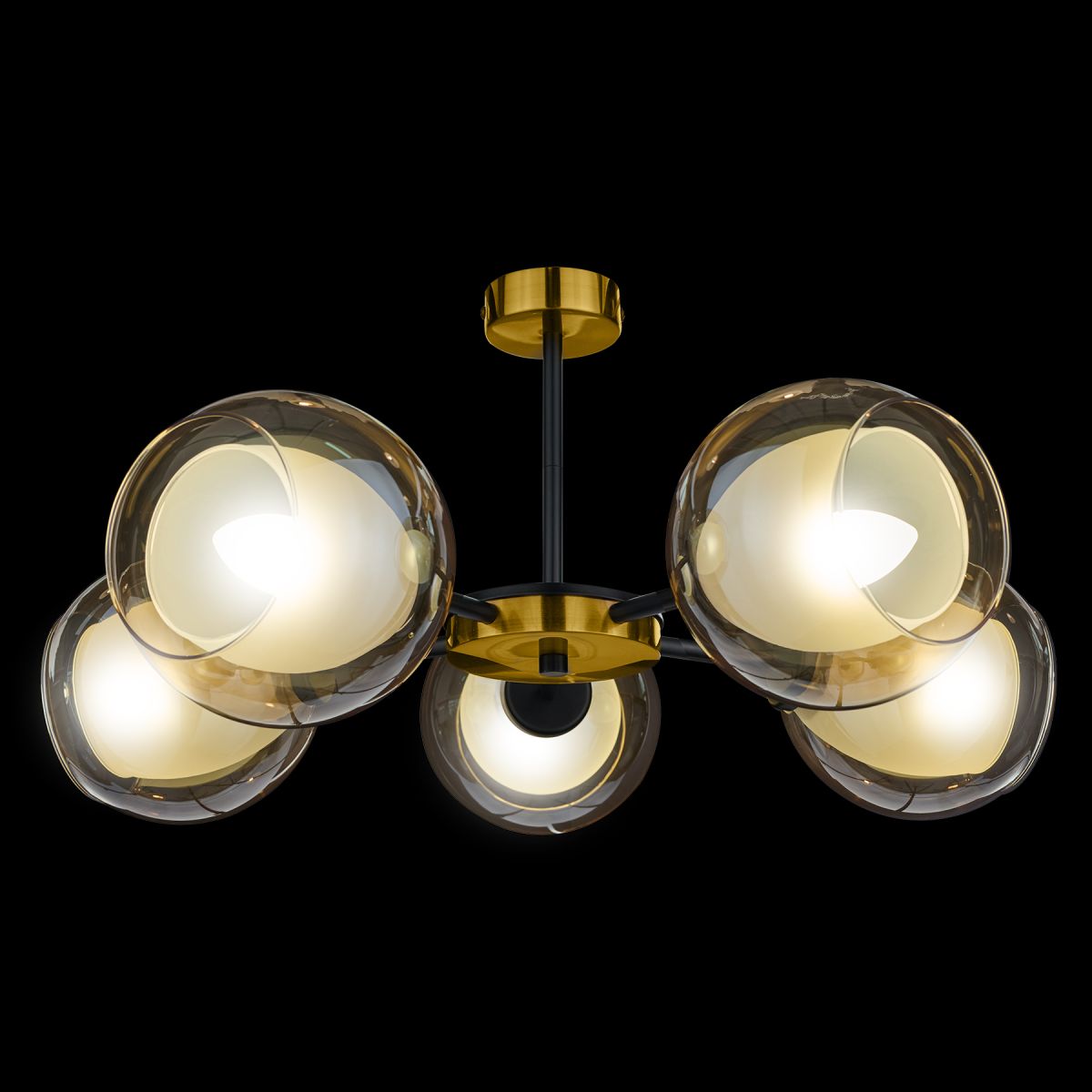 Люстра на штанге 33 Идеи CHN800S.05.17BL.PA-S12AM