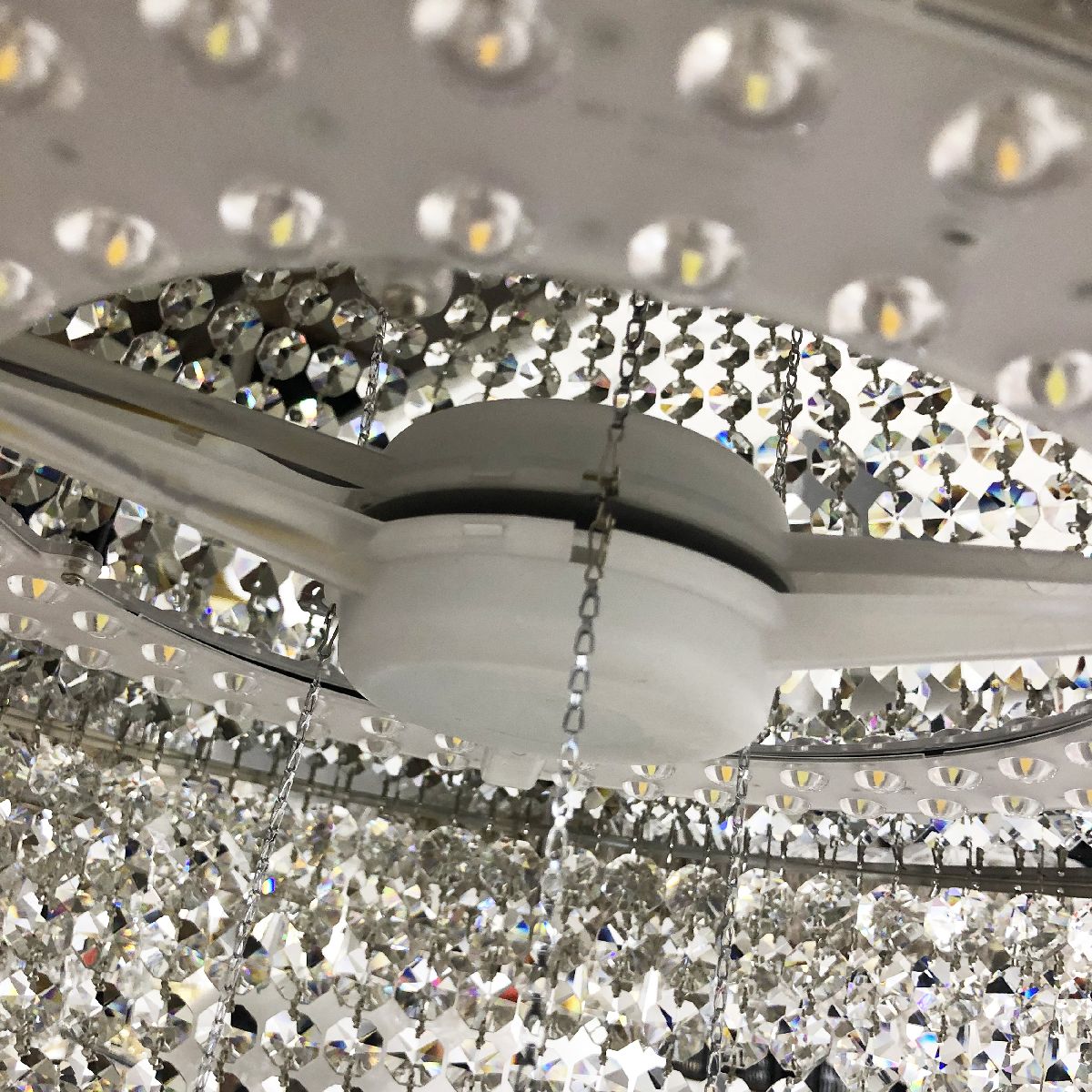 Потолочная люстра Bohemia Ivele Crystal 19321/45IV/LED-DIM Ni