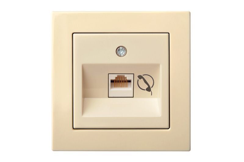 Розетка телефонная (RJ11) Liregus Epsilon 28-080