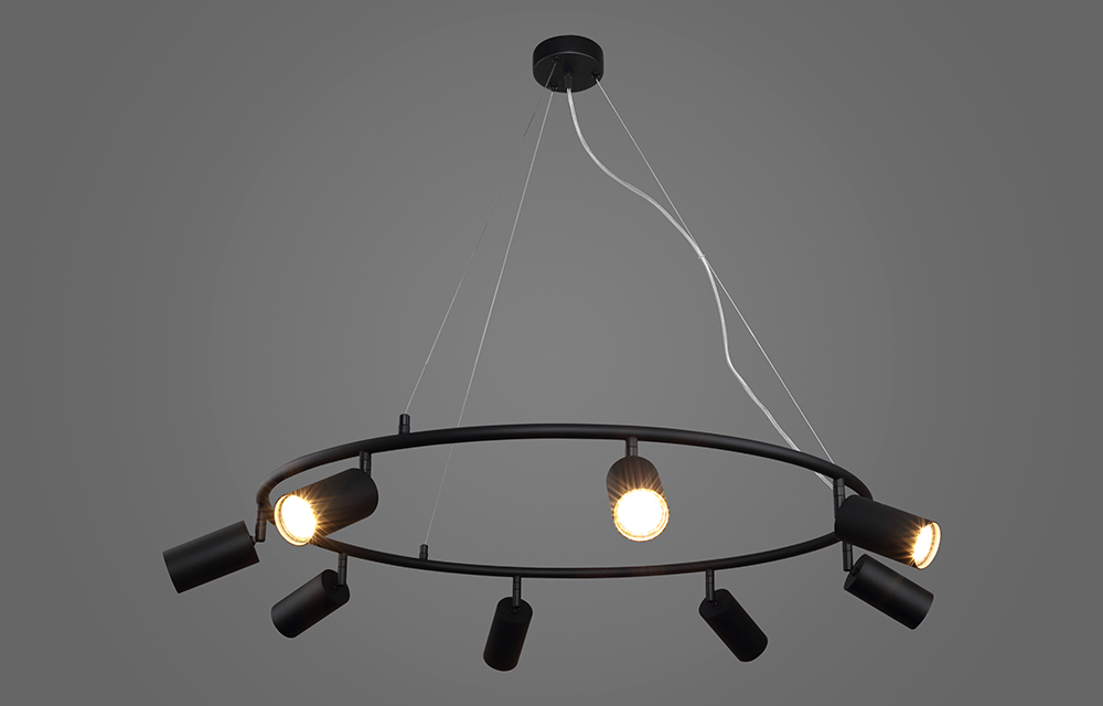 Подвесная люстра Crystal Lux CLT 015C8 D800 BL