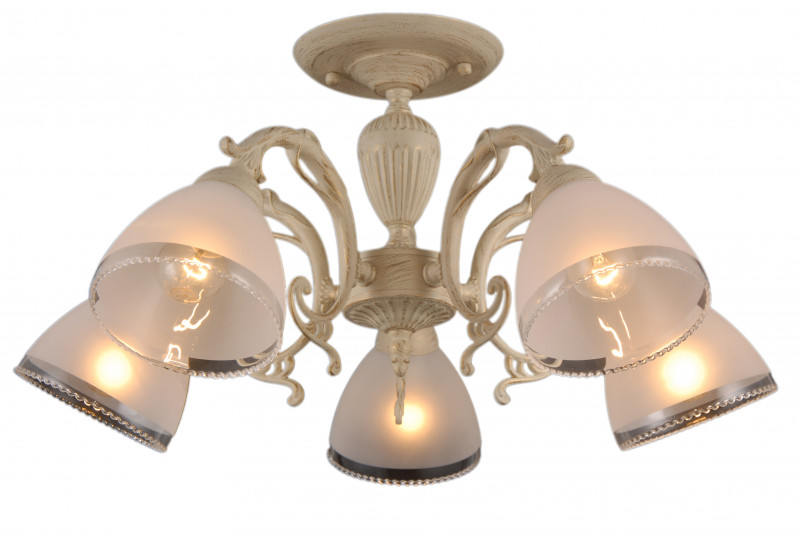 Люстра на штанге Natali Kovaltseva 79010/5C BEIGE GOLD