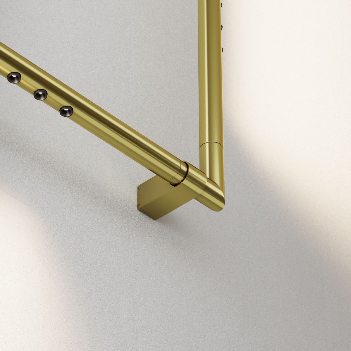 L-образный коннектор для штанговой системы Maytoni Axity CA006EC-BS