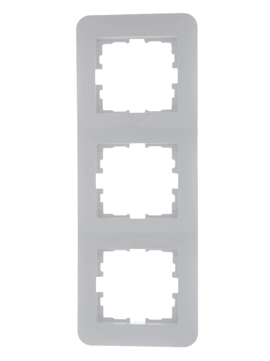 Рамка 3-местная вертикальная Lezard Karina Life 708-0200-153