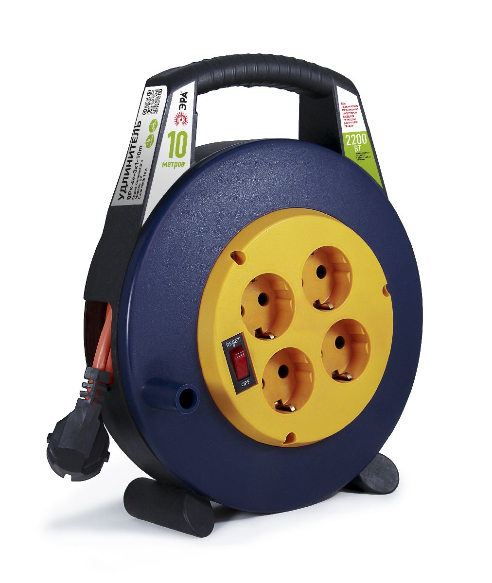 Удлинитель силовой Эра BPx-4e-3x1-10m Б0052927