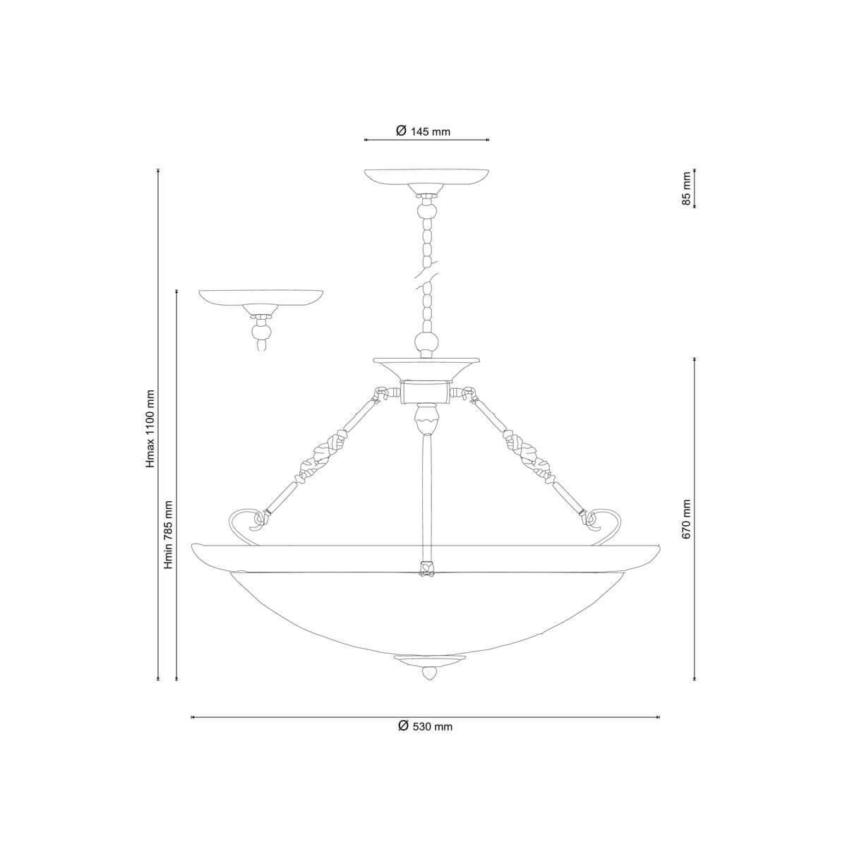 Подвесной светильник Lucia Tucci Natura 087.3