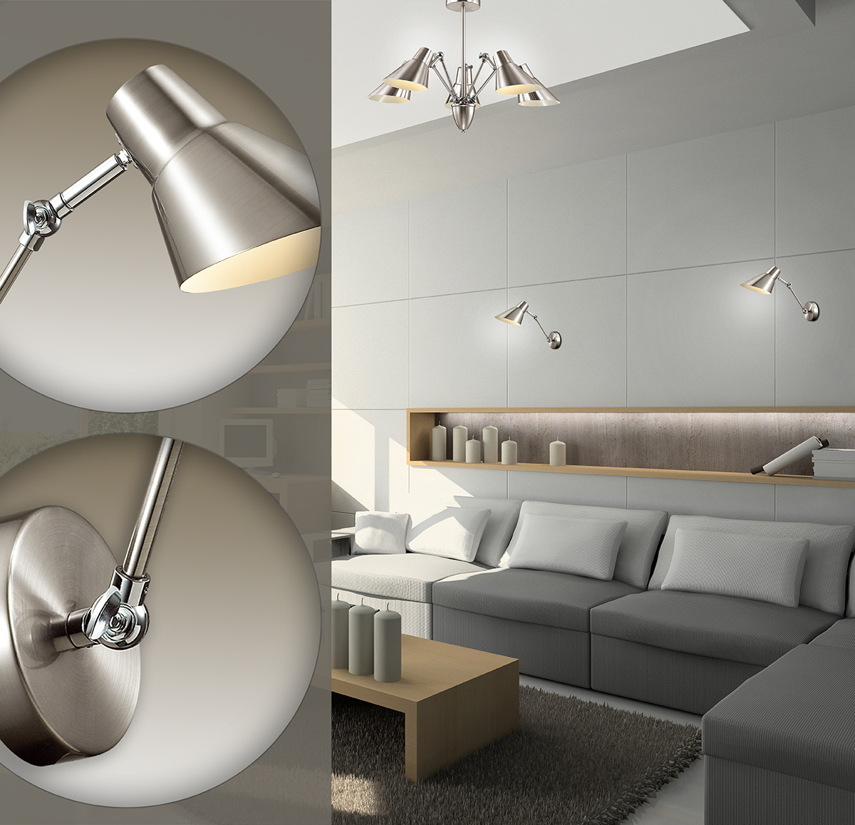 Потолочная люстра Lumion Vittam 3590/5C