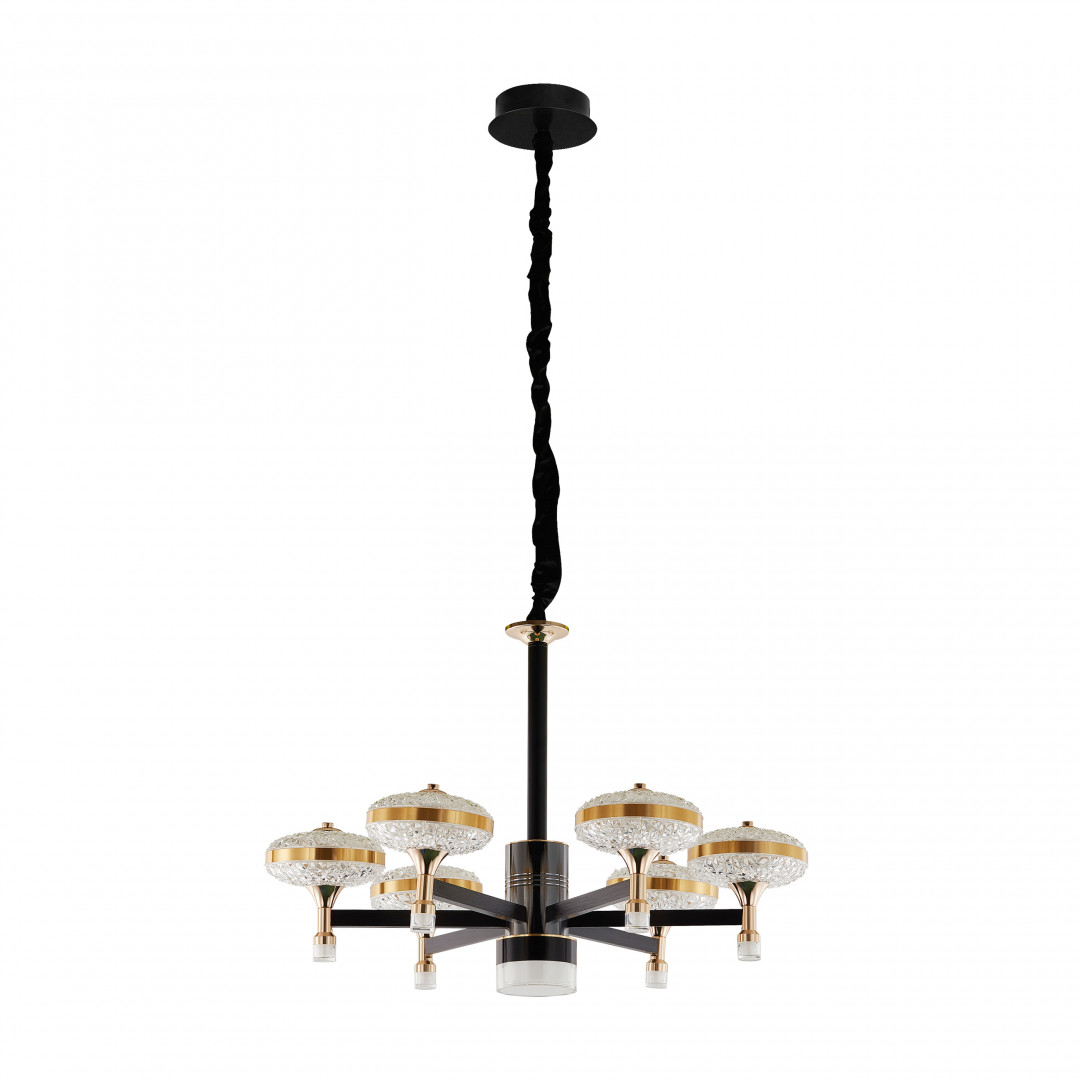 Подвесная люстра Arte Milano Ferrara 273059/6 BK/GD