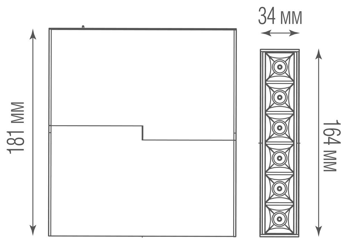Трековый магнитный светильник Donolux Eye Turn DL18786WW12BM
